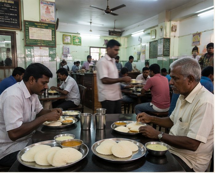 Murugan Idli Shop dining hall